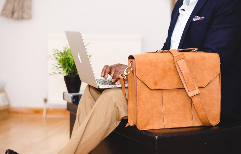 Businessman at work